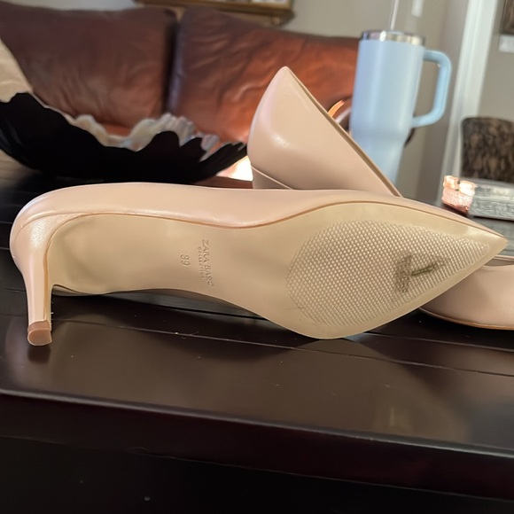 NWT Zara pinky beige pump - Picture 3 of 4